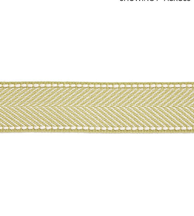 Scalamandre Montauk Herringbone Tape Lettuce Trim SCT32850003