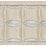 Scalamandre Fiori Embroidered Tape Flax Trim Sample SCT32880003