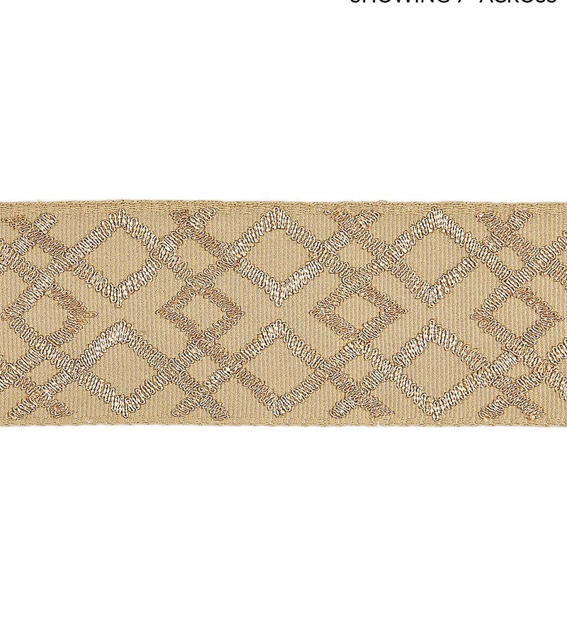 Scalamandre Lattice Tape Camel Trim SCT32950003