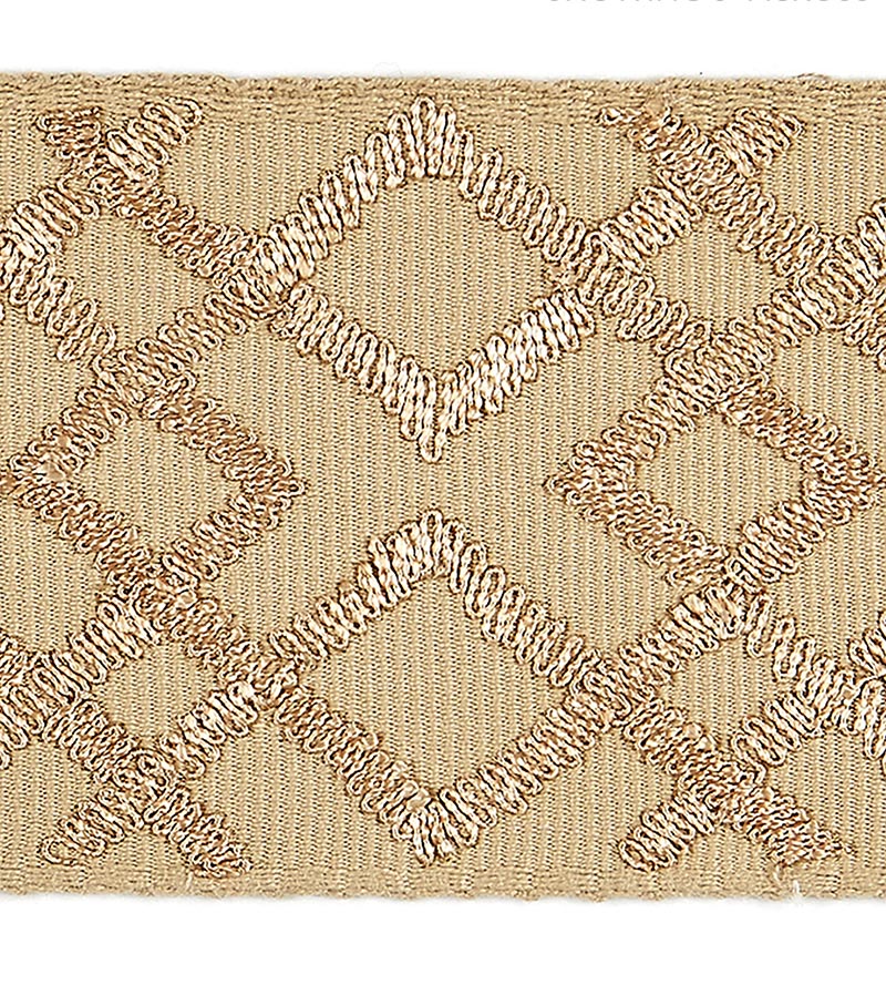 Scalamandre Lattice Tape Camel Trim SCT32950003