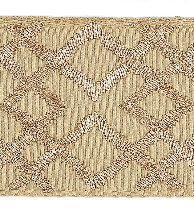 Scalamandre Lattice Tape Camel Trim SCT32950003