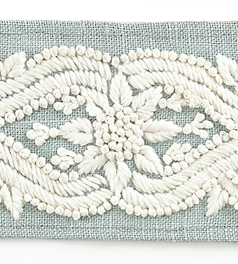 Scalamandre Linnea Embroidered Tape Skylight Trim SCT32980003