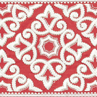 Scalamandre Ornamental Embroidered Tape Coral Trim SCT33200003