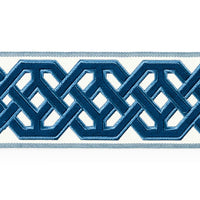Scalamandre Beaufort Velvet Tape Porcelain Trim SCT33220003