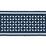 Scalamandre Cassis Laser Cut Tape Navy Trim Sample SCT33230003