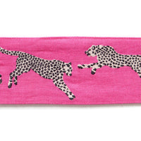 Scalamandre Leaping Cheetah Embrdry Tape Bubblegum Trim SCT33310003
