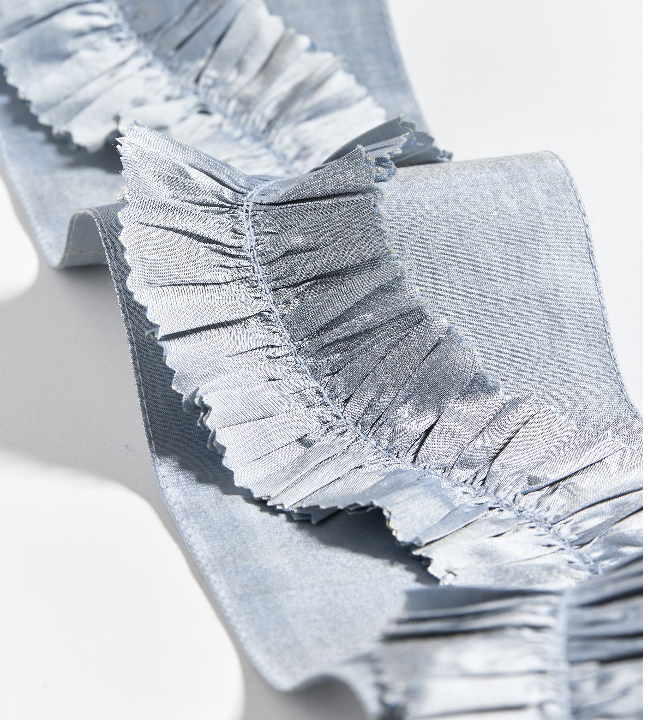 Scalamandre Ruffle Tape Ice Blue Trim SCT33410003
