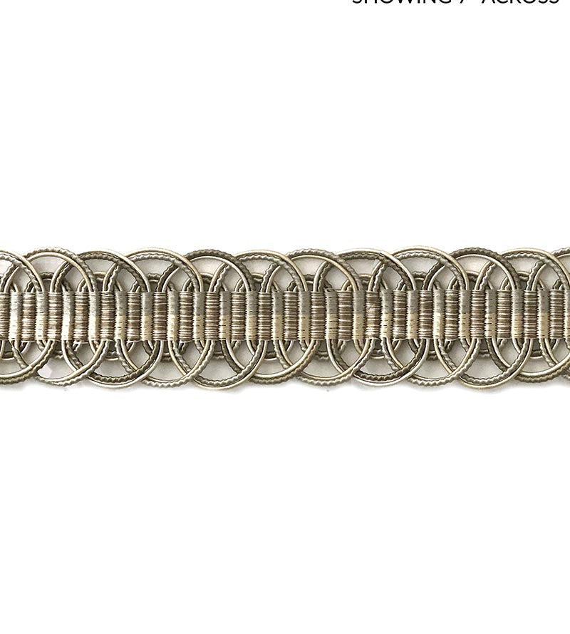 Scalamandre Le Mans Taupes Trim Sample SCV8750003