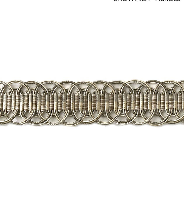 Scalamandre Le Mans Taupes Trim Sample SCV8750003