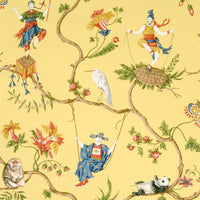 Scalamandre Ming Circus Multi On Pollen Wallpaper SCWP816050003
