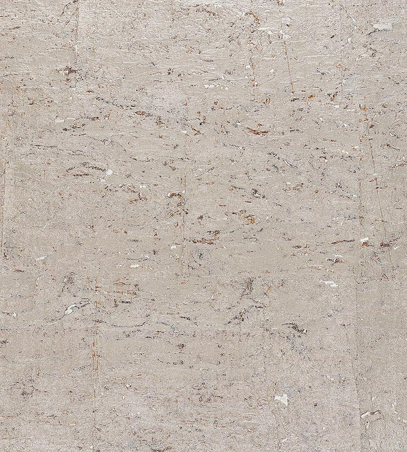 Scalamandre Metal Cork Pewter Wallpaper Sample SCWP883360003