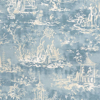 Scalamandre Summer Palace Sky Wallpaper SCWP883570003