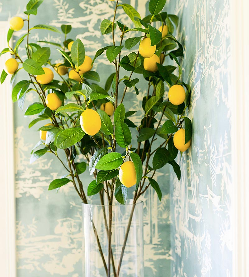 Scalamandre Summer Palace Sky Wallpaper Sample SCWP883570003