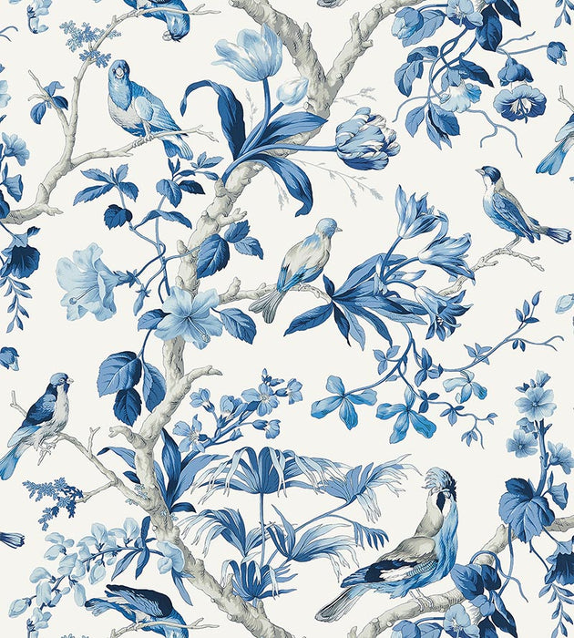 Scalamandre Belize Porcelain Wallpaper Sample SCWP883810003