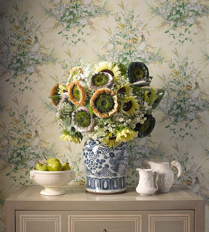 Scalamandre Edwin'S Covey Sunlit Wallpaper Sample SCWP884340003