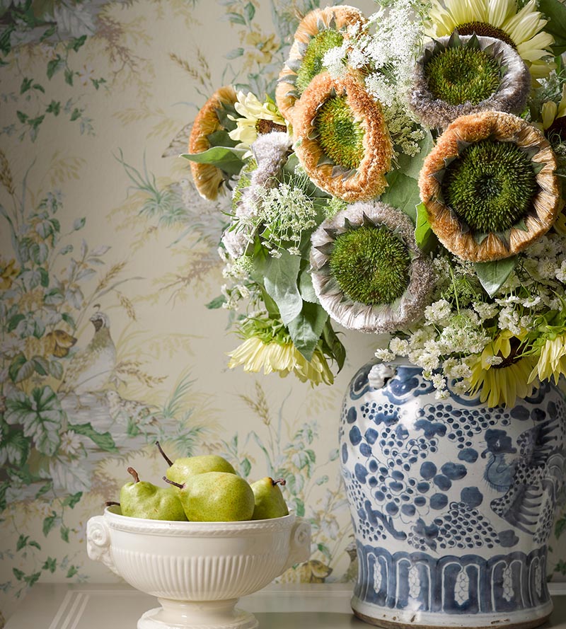 Scalamandre Edwin'S Covey Sunlit Wallpaper Sample SCWP884340003