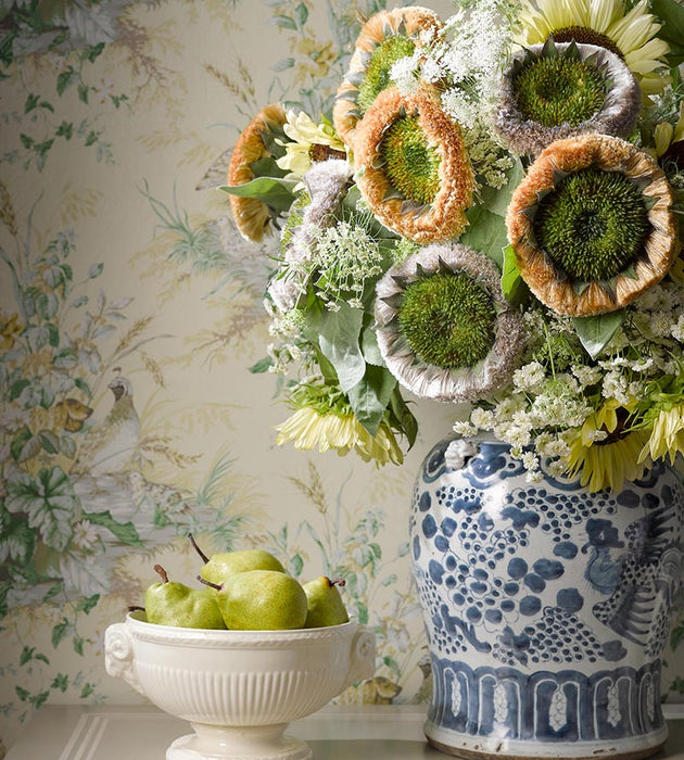 Scalamandre Edwin'S Covey Sunlit Wallpaper Sample SCWP884340003