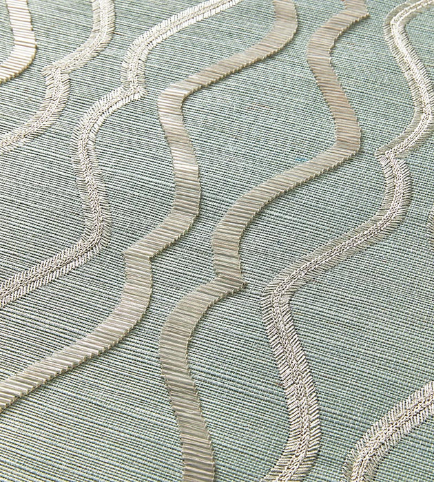 Scalamandre Valentina Embellished Sisal Seaglass Wallpaper SCWP884470003