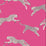 Scalamandre Leaping Cheetah Bubblegum Wallpaper SCWP88449D0003