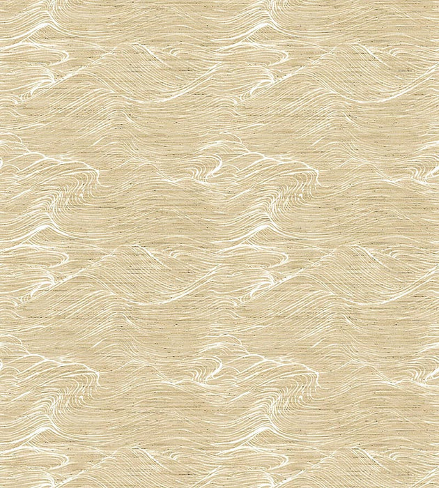 Scalamandre Shikoku Straw Wallpaper Sample SCWP884540003