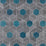 Scalamandre Hive - Wood Ash & Aqua Wallpaper Sample SCWP884670003