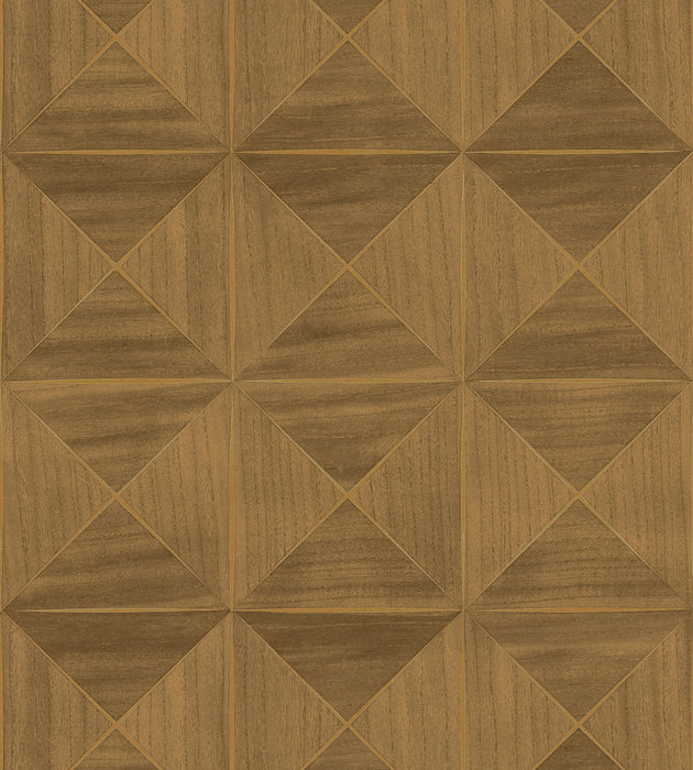 Scalamandre Ballad Hickory Wallcovering Sample SCWP885510003