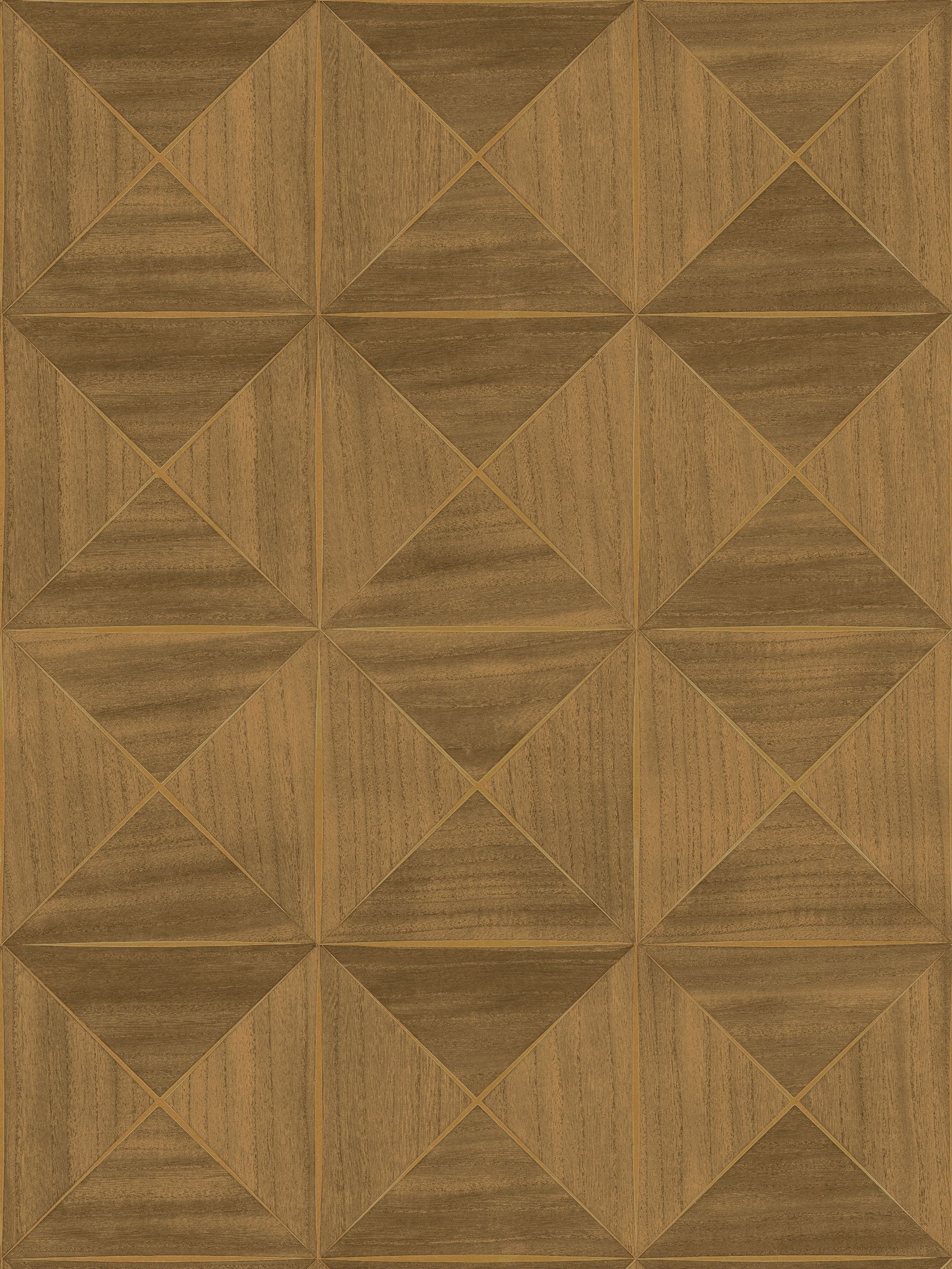 Scalamandre Ballad Hickory Wallpaper Sample SCWP885510003