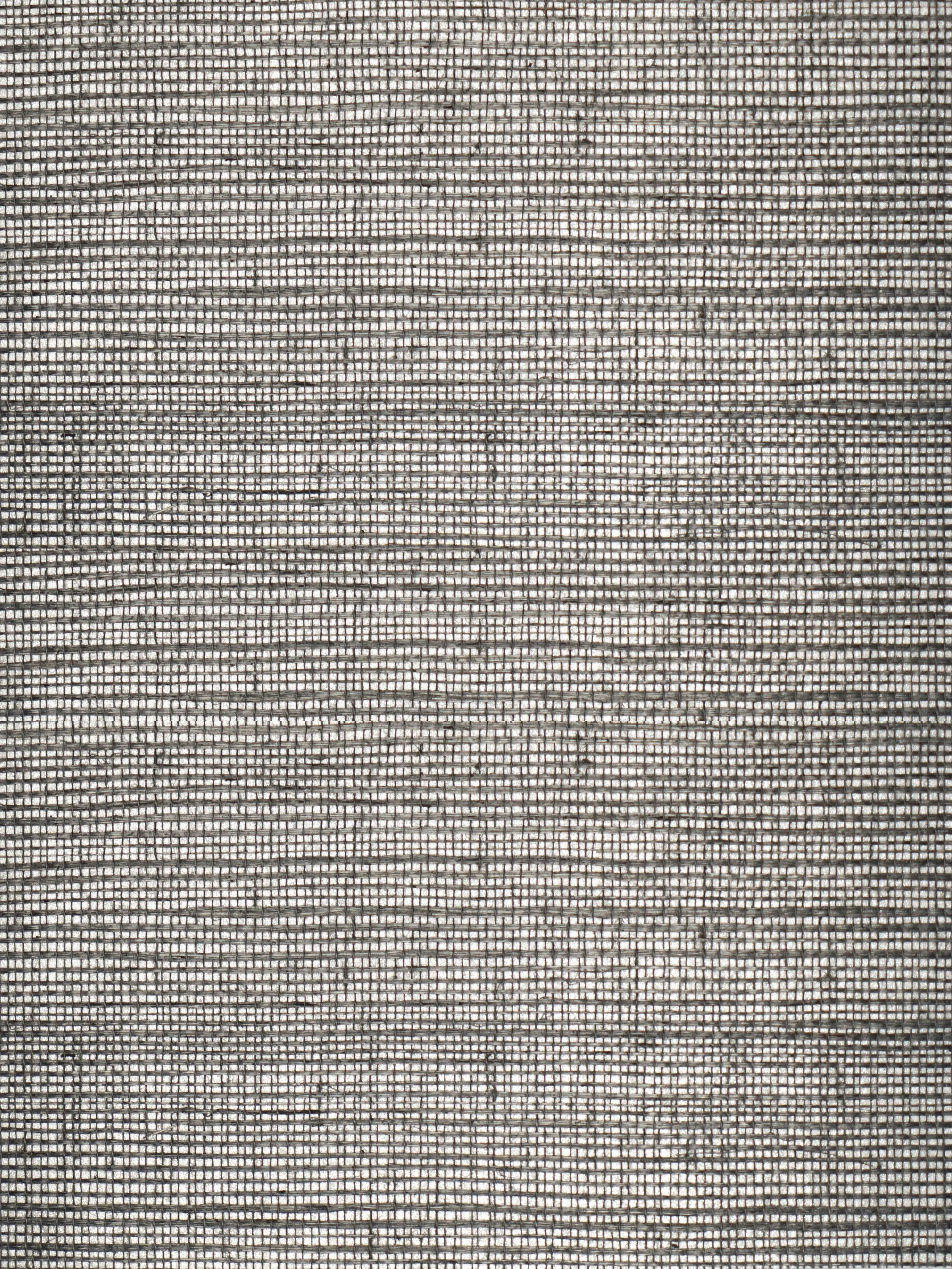 Scalamandre Milan Grasscloth - Ground Pewter Wallpaper Sample SCWP88556G0003