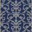 Scalamandre Saxony Scroll Navy Wallpaper Sample SCWP885580003