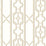 Scalamandre Joanna Fret Toffee Wallpaper Sample SCWP88582D0003