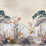 Scalamandre Vembanad Mural | 4 Panel Set Sunset Wallpaper SCWP885870003