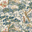 Scalamandre Kelmescott Peacock On Sand Wallpaper SCWP885880003