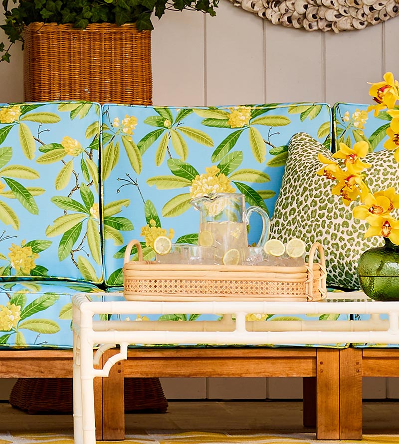 Scalamandre Rhododendron - Outdoor Carolina Fabric Sample SC16454M0004