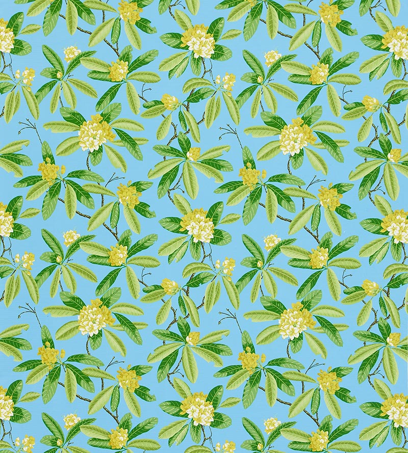 Scalamandre Rhododendron - Outdoor Carolina Fabric Sample SC16454M0004