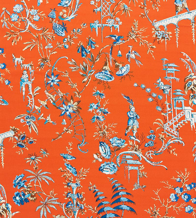 Scalamandre Nanjing Mandarin Fabric Sample SC165520004