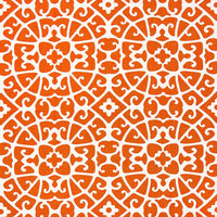 Scalamandre Anshun Lattice Persimmon Fabric SC165590004