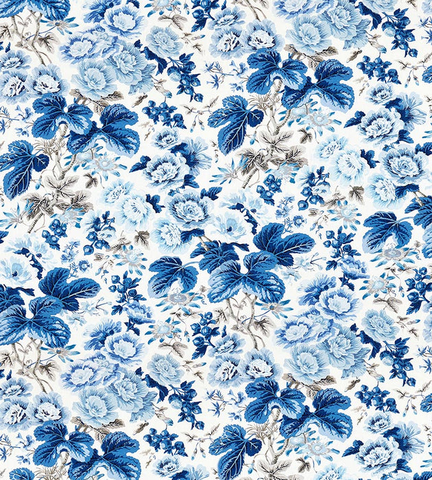 Scalamandre Highgrove Linen Print Porcelain Fabric SC165950004