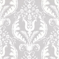 Scalamandre Primavera Linen Print French Grey Fabric SC165970004
