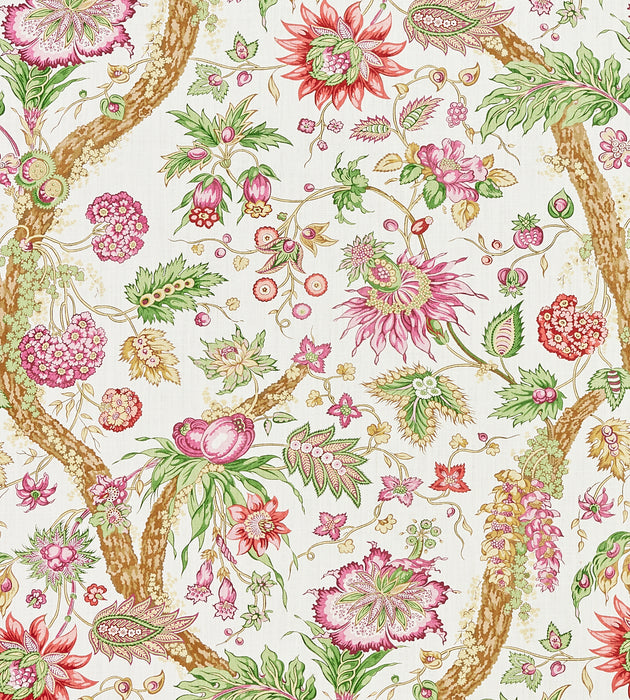 Scalamandre Fleurs Tropicales Garden Fabric Sample SC166470004