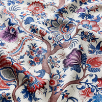Scalamandre Metropolitan Palampore Print Red Multi Fabric SC166490004