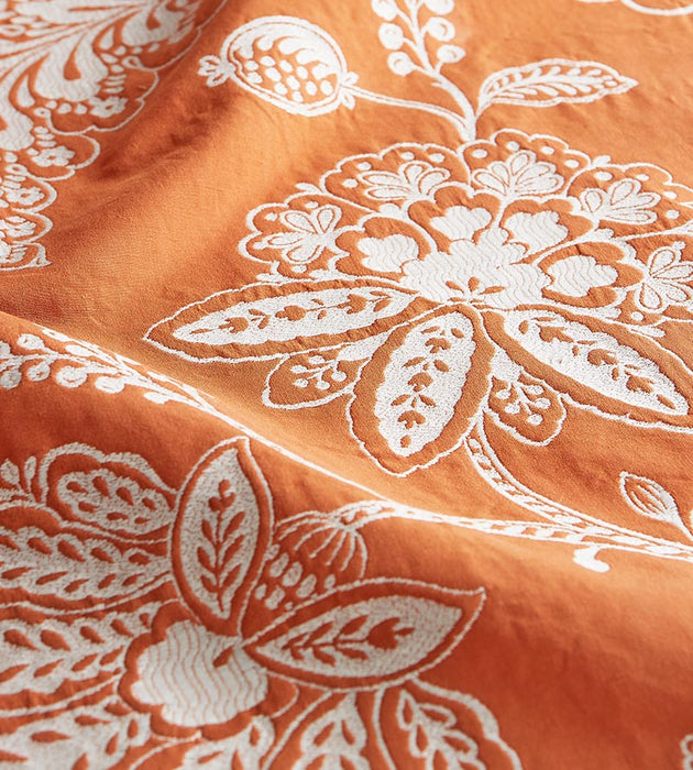 Scalamandre Kaveri Vine Mandarin Fabric SC270110004