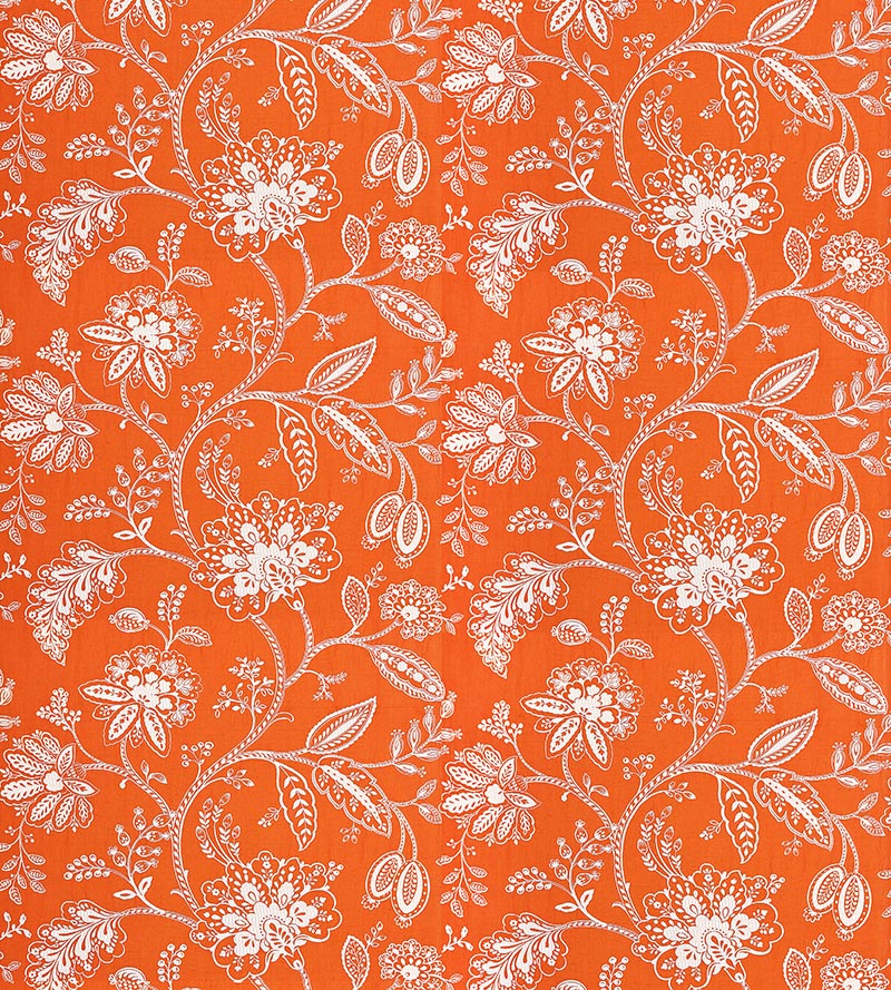 Scalamandre Kaveri Vine Mandarin Fabric SC270110004