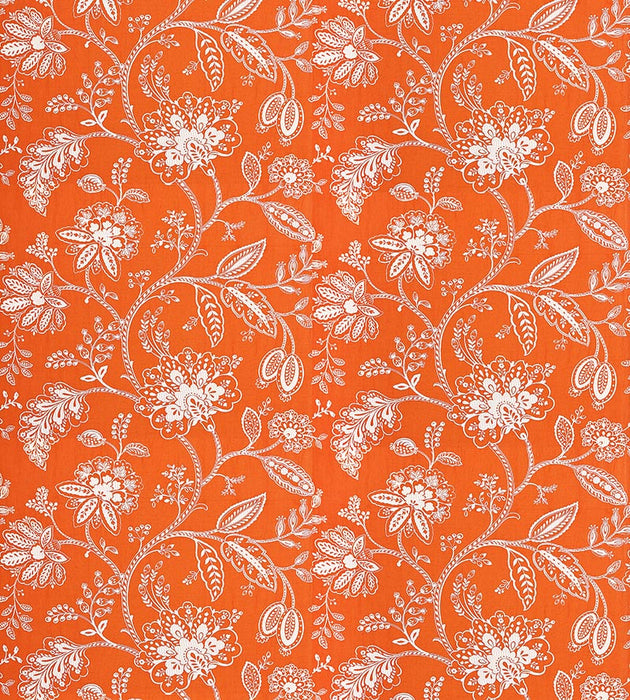 Scalamandre Kaveri Vine Mandarin Fabric SC270110004