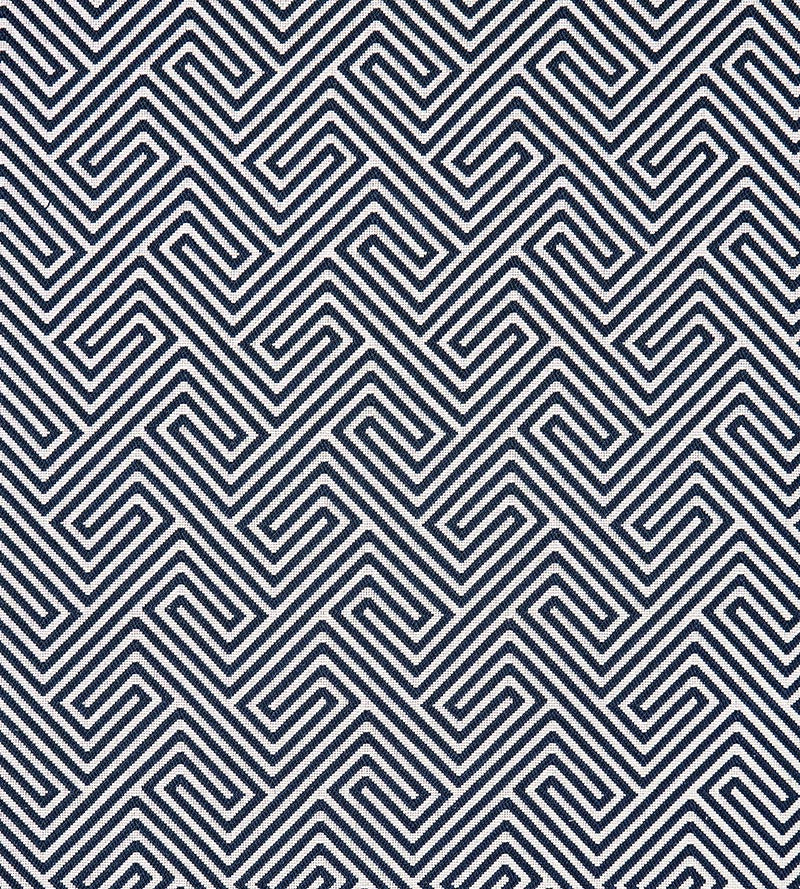 Scalamandre Labyrinth Weave Navy Fabric Sample SC270300004