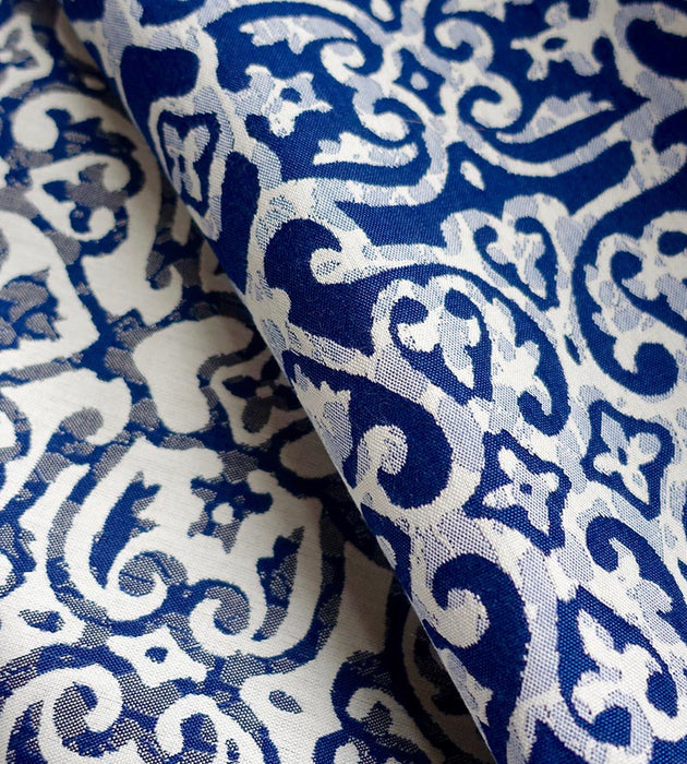 Scalamandre Kediri Indigo Fabric SC270570004