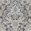 Scalamandre Elizabeth Damask Embroidery Charcoal Fabric Sample SC270860004