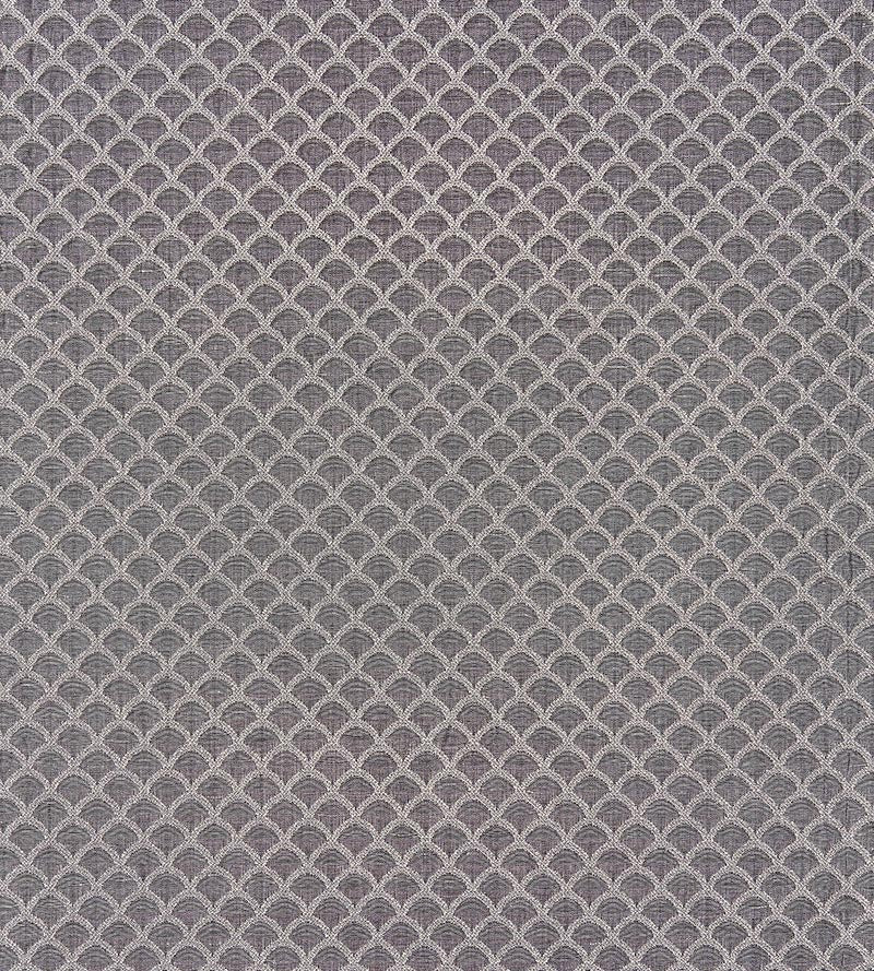 Scalamandre Scallop Weave Smoke Fabric Sample SC271370004