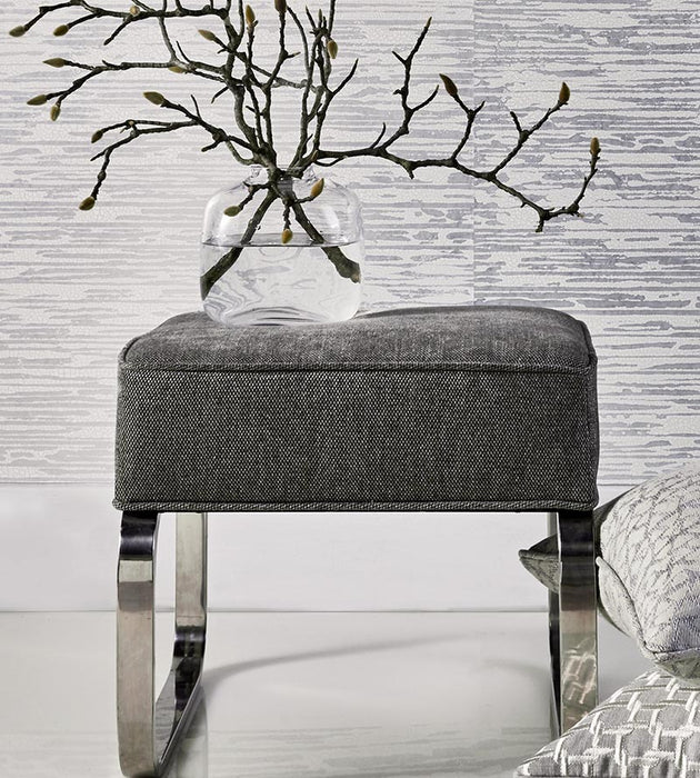 Scalamandre Luna Weave Pewter Fabric Sample SC271470004