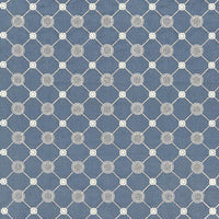 Scalamandre Gustavian Diamond Copenhagen Blue Fabric SC271610004