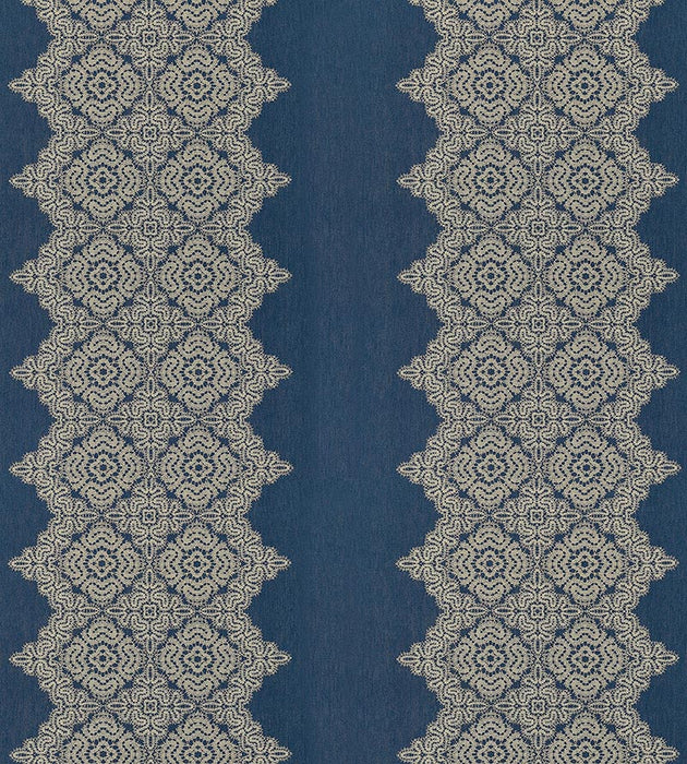 Scalamandre Josephine Indigo Fabric Sample SC271680004